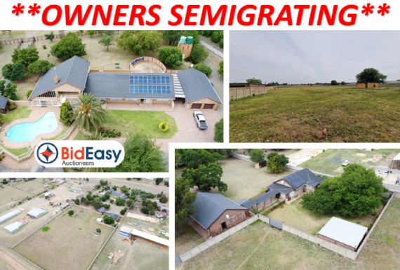 WELL DEVELOPED PLOT WITH MULTIPLE HOMES + LARGE VACANT LAND - HOMELANDS AH, VEREENIGING