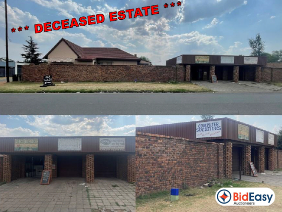 3 BEDROOM HOUSE / SHOPS / WORKSHOPS & OFFICES (BUSINESS 2 ZONING) - BOKSBURG NORTH