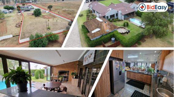 PRIME LIFESTYLE PLOT WITH 4 BED HOME & WORKSHOPS (SOLAR SYSTEM - OFF THE GRID) - BRONKHORSTSPRUIT